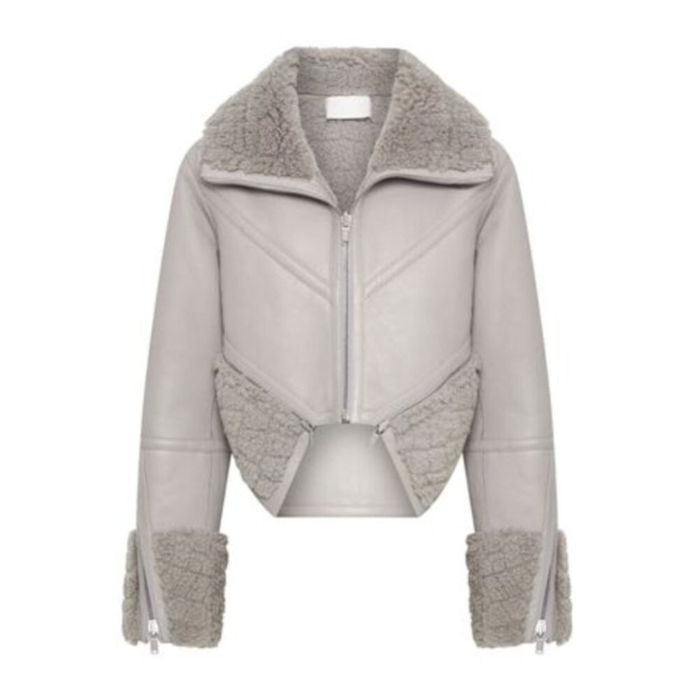 Dion Lee Reversible Cropped Leather jacket - NWT!